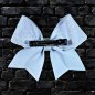 Preview: Pin Me "Glitter" - Design "MCC" Schleife weiß